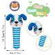 thumbnail image 3 of Sonajeros suaves para bebés Kangkanggg, juguetes de desarrollo para bebés, lindos animales de peluche con sonido para bebés de 3, 6, 9 y 12 meses, y accesorios para cámara para hombres, bolsa Go Pro,, 3 of 4