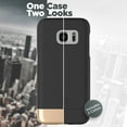 thumbnail image 3 of Samsung Galaxy S7 EDGE Case, Encased (SlimShield Series) Ultra Thin Hybrid Cover (Black), 3 of 5