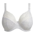 thumbnail image 3 of Elomi Lucie Banded Stretch Lace Plunge Underwire Bra (4490),36H,White, 3 of 5