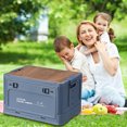 thumbnail image 1 of Caja De Almacenamiento Para Coche De 30 Litros, Caja De Almacenamiento De Viaje De Gran Capacidad Para Acampar Al Aire Libre, Picnic, 1 of 5