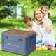 thumbnail image 5 of Caja de almacenamiento para coche de 30L, contenedor de comestibles abierto lateral, tienda al aire libre para el hogar, artículos de acampada, 5 of 6