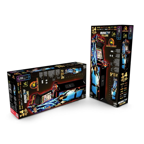 Arcade1Up Mortal Kombat II Deluxe Home Arcade Game, 5ft Stand-up