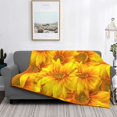 thumbnail image 2 of Naloa 3D Sunflowers Flannel Blankets - Thick and Warm Blanket for Winter, Soft Fuzzy Plush King Blanket for All Seasons80"x60", 2 of 6