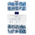 thumbnail image 1 of TABLZONE 100Pcs Angled and Straight Grease Fitting Assembly Blue Zinc Plated for Efficient Machine Lubrication, 1 of 6