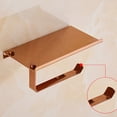 thumbnail image 5 of Accesorios de baño resistentes al agua duraderos Soporte de papel higiénico de acero inoxidable Soporte de caja de pañuelos Soporte de papel en rollo Inevent JJ20000-05B, 5 of 5