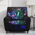 thumbnail image 2 of Renewold Mushroom Butterfly Galaxy Oversized Recliner Cover Anti-Slip Lazyboy Cover 4 Pieces Soft Recliner Couch Cover Stay in Place Furniture Protector for Reclining Chair, 2 of 8