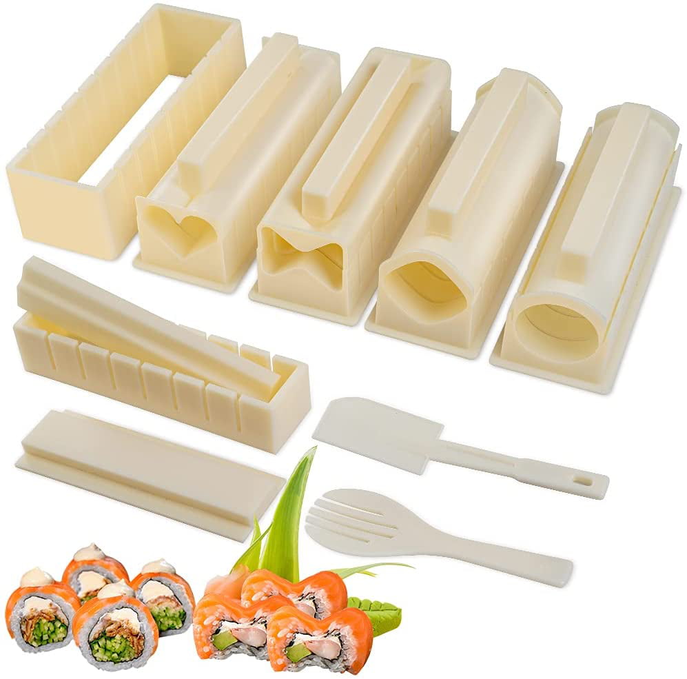 Upgraded Sushi Making Kit Deluxe Edition with Brazil