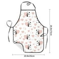 thumbnail image 2 of Yiaed Heart Panda Print Kitchen Apron with Hand Wipe Pockets,Big Pocket,Aprons for Women with Pockets, Waterproof for Cooking Baking, 2 of 7