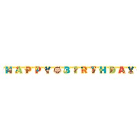 Amscan 128695 Happy Birthday Custom Letter Banner Pack Of 6