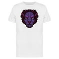 thumbnail image 1 of Violet Lion Head T-Shirt Men -Image by Shutterstock, Male 3X-Large, 1 of 2