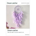 thumbnail image 4 of WISOLT Dream Catcher - Purple Feather, DIY Handmade, Ideal for Girls' Room Decor, Birthday Gift for Bestie, 4 of 6