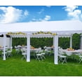 thumbnail image 4 of PEAKTOP OUTDOOR 20'X20' Party Tent Heavy Duty Wedding Tent Outdoor Event Canopy with Carry Bags White, 4 of 8
