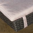 thumbnail image 4 of Noble House Salem Outdoor Adjustable Wicker Chaise Lounge in Beige, 4 of 11