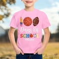 thumbnail image 3 of NAFUU Boys Tops Prints 100 Crewneck Back To School Graphic Short Sleeve Tee Shirt Casual Loose Fit Crew Neck Top For Kids Relaxed Fit Vacation Boys Shirts,Pink,12-13 Years, 3 of 4