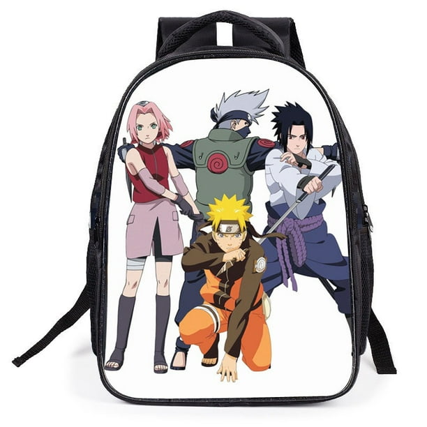 NARUTO Dibujos Animados Niños Mochila Casual Estudiante Bolsa De La Escuela De Gran Capacidad Transpirable Regalo Para