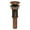 Antique Copper, variant on Whitehaus Decorative Pop-up Mushroom Drain with No Overflow
