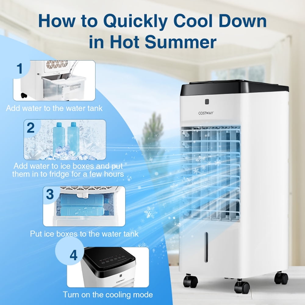 Resenkos Evaporative Air Conditioner, White