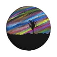 thumbnail image 1 of YFYANG 15'' Tire Cover, Rainbow Geometric Art Universal Spare Wheel Covers, Dust-Proof, Water-Proof, Sun-Proof and Corrosion-Proof, 1 of 9
