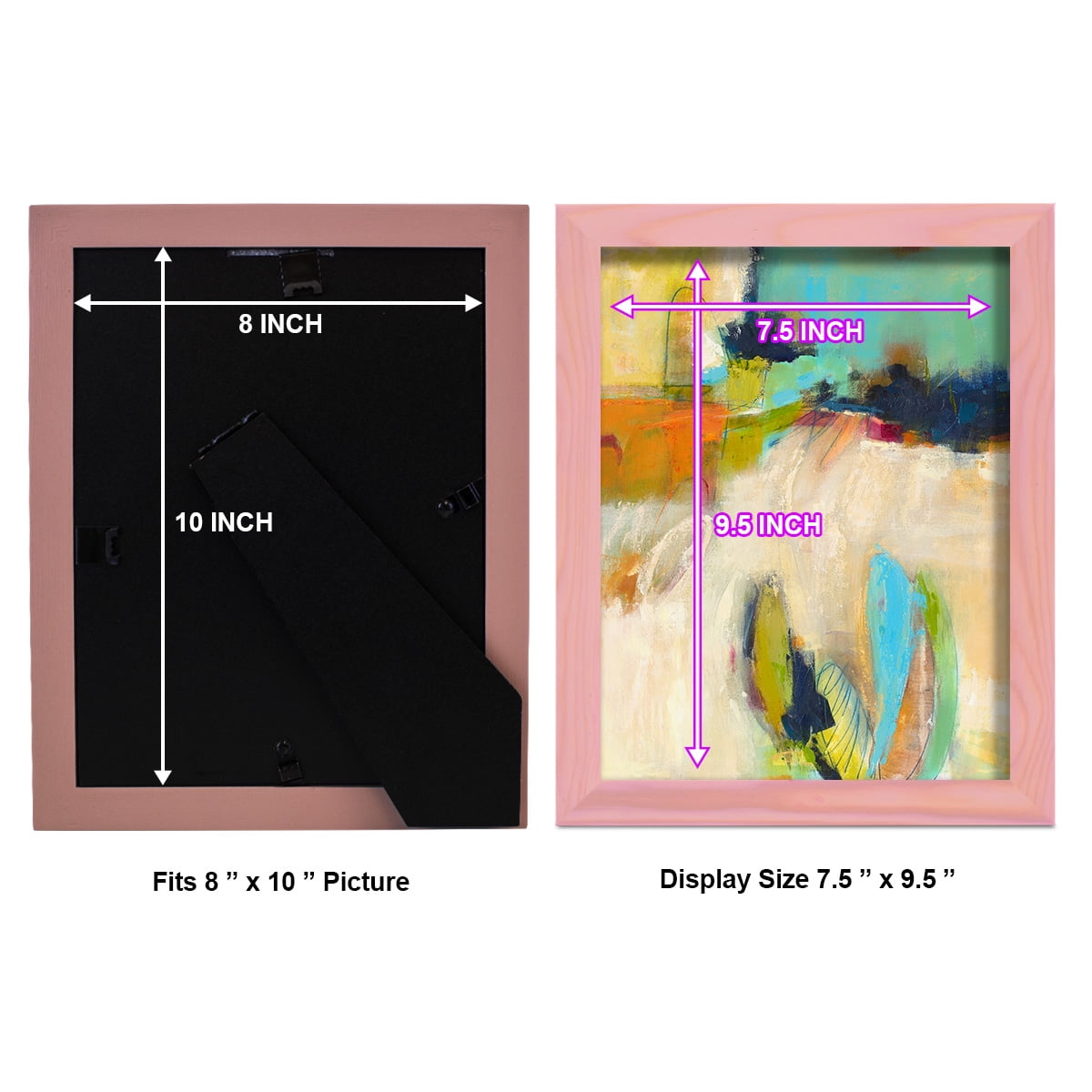 It All Adds Up - Framed Print w/glass - Sunset Pink