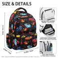 thumbnail image 7 of Aplkyhs Cool Car Backpack for Teens 12-18 17 Inch School Bag Durable Water Repellent Bookbag for High School, 7 of 7