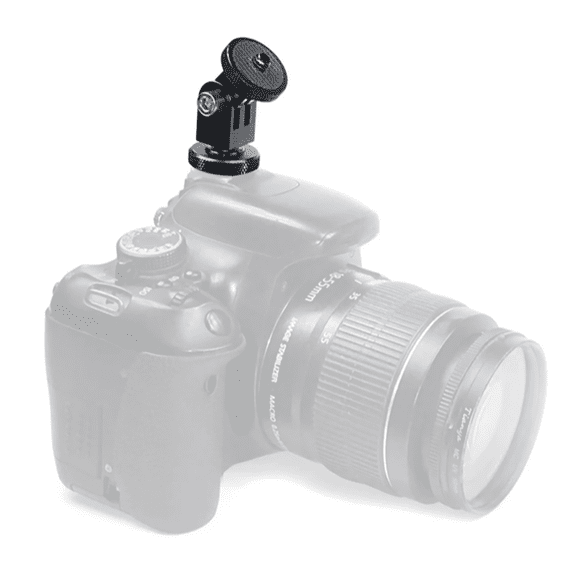 Camera Flash Light Tripod Aluminum Alloy 360° Cold Shoe Mounting Bracket for GoPro Parts