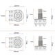 thumbnail image 4 of Preamplificador de preamplificador de eq. De 3 , bajo, arnés de cableado de bajo de guitarra, 4 of 9