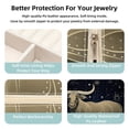 thumbnail image 3 of Taurus Constellation Travel Portable Square Jewelry Box Organizer: Ideal Solution for Rings, Earrings, Necklaces, Bracelets, and More! Gift for Girls and Women., 3 of 6