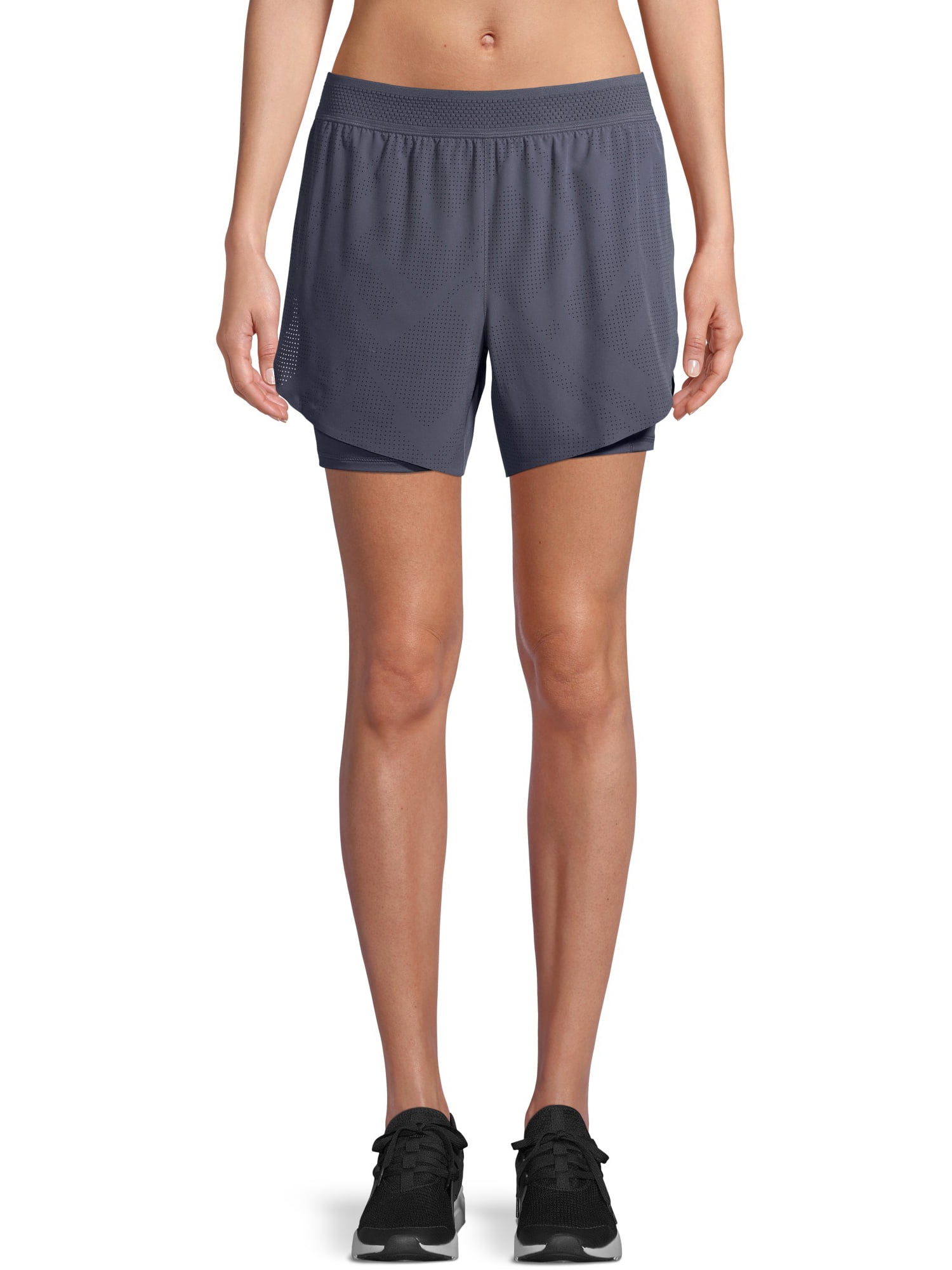 avia women's active running shorts with bike liner