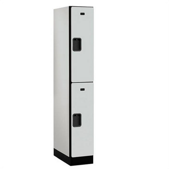 Salsbury  Designer Wood Locker Double Tier - Gray