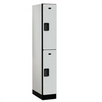Salsbury Designer Wood Locker Double Tier - Gray