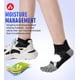 thumbnail image 3 of Calcetines Fasot para mujer, corte bajo, 5 dedos, algodón, paquete de 6, 3 of 9