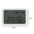 thumbnail image 6 of Xinyolin Smart Temperature Monitor Push Notification to Phone Wireless Digital Wifi Humidity Sensor Thermohygrometer for Home, 6 of 8