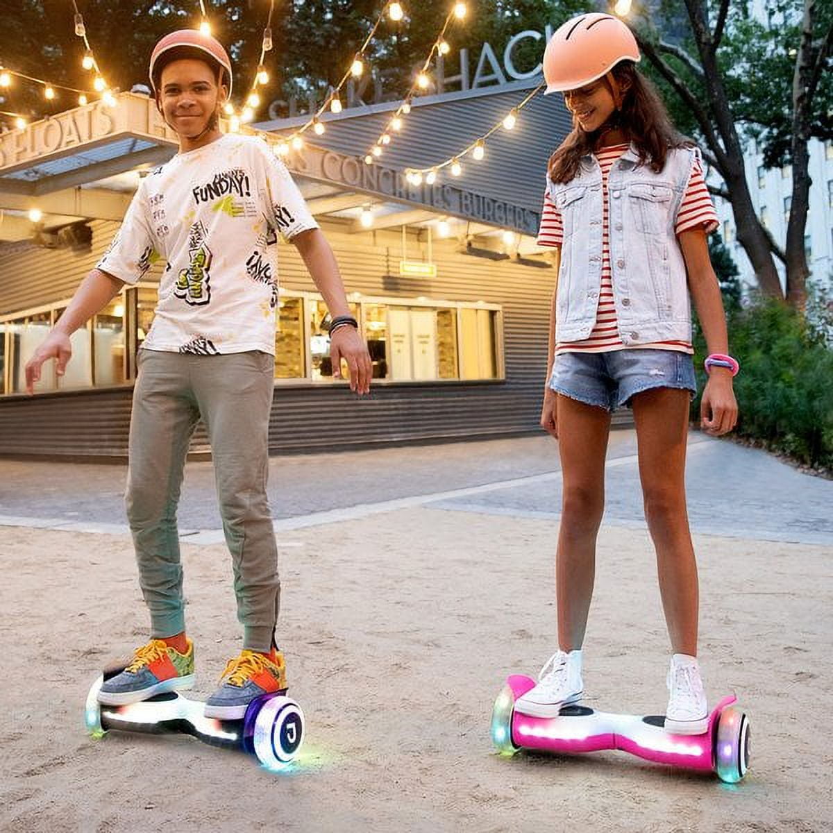 Jetson Hali X Luminous Extreme-Terrain Hoverboard, Pink