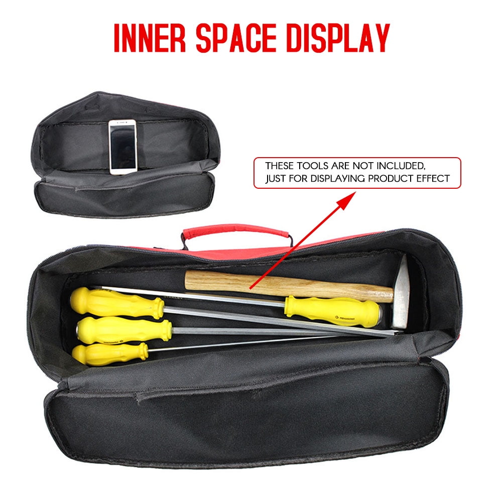 Canvas Tool Bag Car Storage Organizer Thick Tool Bag Canvas Electrician Package Car Emergency Repair Tool Bags