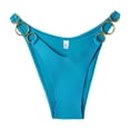 thumbnail image 4 of vigerkar Women O Ring Bikini Bottoms Full Coverage Swimsuit Bottom Low Waist Low Rise Bathing Suit (Sky Blue, M), 4 of 6