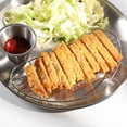 thumbnail image 3 of Fried Chicken and Pork Chop Plate, Stainless Steel Round Salad Plate, Dessert Cake Plate with Rack, 3 of 5