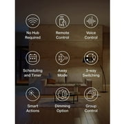 Kasa Smart KS230 KIT V2, WiFi Light Switch, 3-Way Dimmer Kit