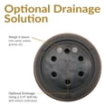 thumbnail image 5 of Sunnydaze Anjelica 24" x 24" x 20" Round Rust Polyresin Outdoor Planter Pot 2-Count, 5 of 15