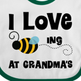 thumbnail image 4 of Inktastic Grandkids Visit Grandma Honey Bee Boys or Girls Baby Bib, 4 of 4