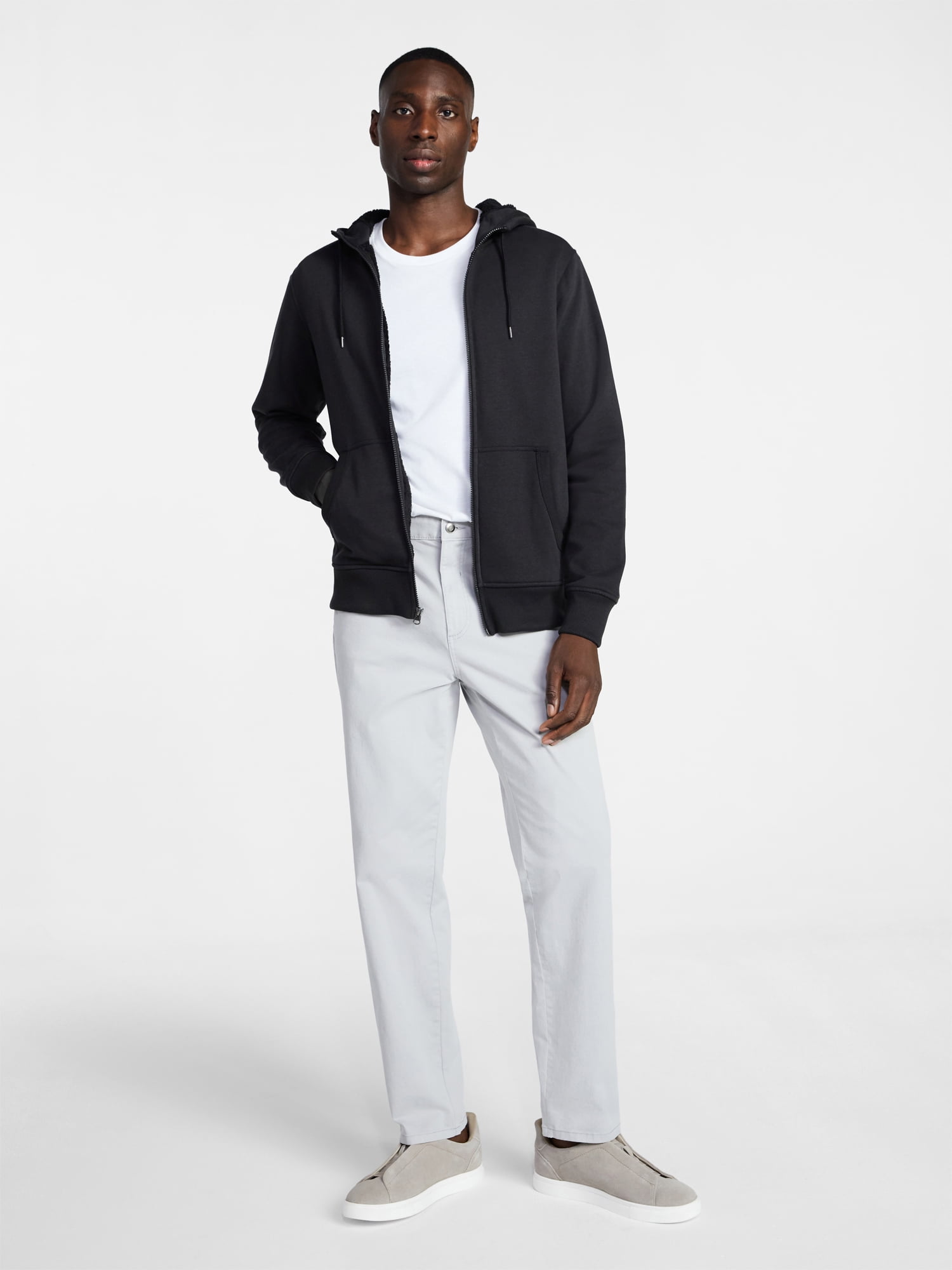 George Men's and Big Men's High Pile Fleece Hoodie, Sizes S-3XL
