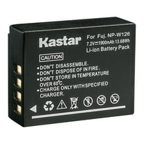 Kastar 1-Pack Battery Replacement for Fujifilm NP-W126, NP-W126s Battery, Fujifilm X-E1, X-E2, X-E2S, X-E3, X-E4, X-H1, X-M1, X-S10, X-T1, X-T2, X-T3, X-T10, X-T20, X-T30, X-T100, X-T200 Camera