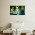 thumbnail image 2 of Elephant Stock Thailand Long Boat Wall Art - Horizontal Canvas Wall Art - Living Room Wall Decor - Beach Canvas - Teal And Green Decor - 30" x 20", 2 of 4