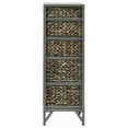 thumbnail image 5 of Pemberly Row Modern Transitional 5-Drawer Metal/Wood Tower in Gray, 5 of 5