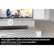 Samsung HW-Q600C/ZA Wi-fi Bluetooth 3.1 Channel Dolby Atmos 40.6 Sound Bar HDMI Cable & Remote Controller, Black, 1 Pack