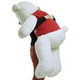thumbnail image 3 of Giant White Teddy Bear Soft 55 Inch, Wears Removable T-shirt I LOVE YOU THIS MUCH, 3 of 7