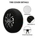 thumbnail image 2 of Fotbe Colorful Hawaii Palms Funda de Llanta de Repuesto con Estampado, Engrosada, Ajuste Universal para Jeep, Remolque, RV, SUV, Camión-15 inch, 2 of 6