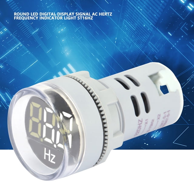 Affichage Numérique LED Rond avec Indicateur de Fréquence Ac AD16-22DSH