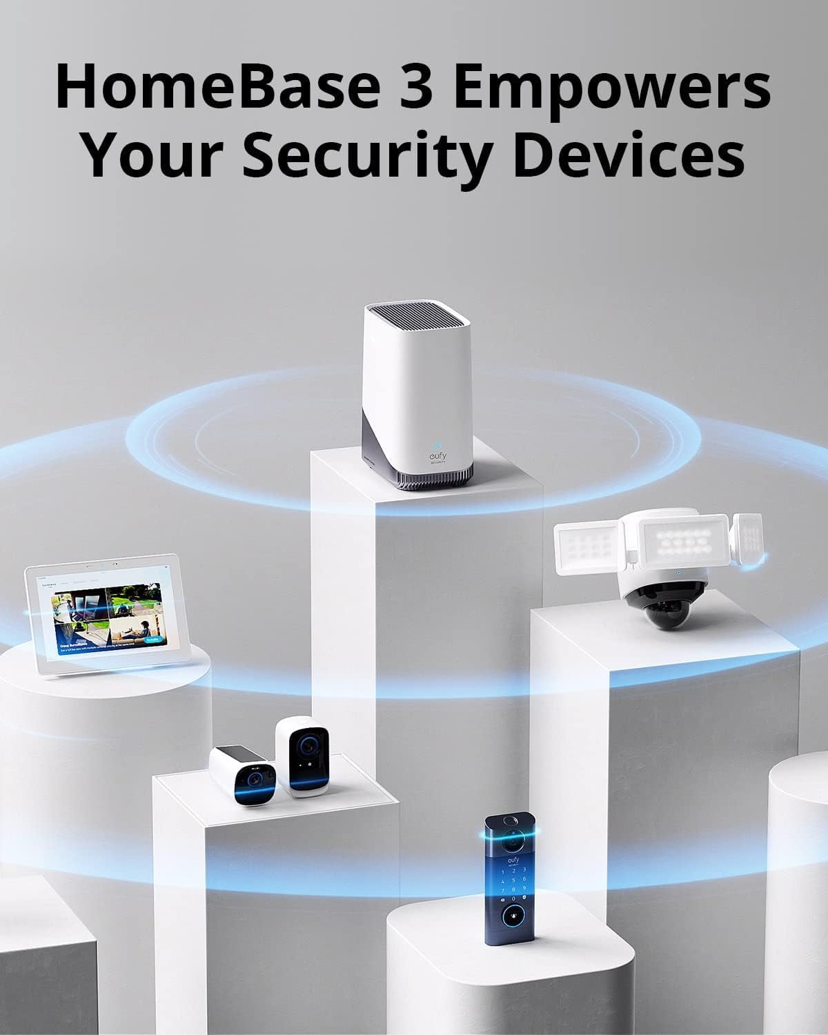 eufy Security Cámara interior S350, cámaras duales, cámara de seguridad con  resolución 4K UHD con zoom de 8 xy PTZ de 360°, IA humana/mascota, ideal