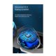 thumbnail image 2 of M45 Mecha Gaming Wireless Bluetooth Headset TWS 5.3 Headset Touch Digital Display Noise Reduction Stereo Music Headset B, 2 of 5