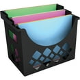thumbnail image 4 of Deflect-O Hanging File Holder 3 Compartments 9.6"x8.5"x13.25" Black 39304, 4 of 7
